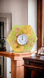 Uhr Aus Epoxidharz Handgefertigt Mit Nat??rlichen Blumen/Uhren Epoxidart Schmuck Unikat Echte - thumbnail 1