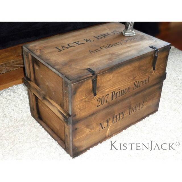 "Wooden Box, Cargo Chest, Table, Storage Box ""Soho" - image 1