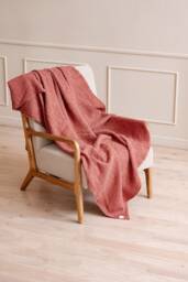 Linen Cotton Waffle Blanket Soft Breathable Throw, Queen Bedspread - 53 X 81 Inches - thumbnail 1