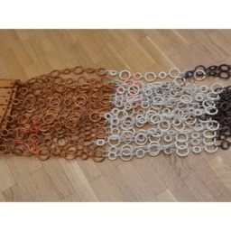 Handmade Beech Wood Beaded Door Curtain Bohemian Decor - thumbnail 4