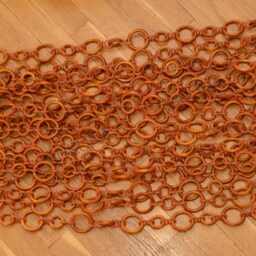 Handmade Beech Wood Beaded Door Curtain Bohemian Decor - thumbnail 3