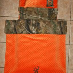 Custom Appliqued Camo Nap Mat Cover, Blanket, Pillow & Case - thumbnail 2