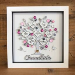 Personalised Family Tree Frame -Picture - Perfect Gift For & Friends With Led Lights - thumbnail 2