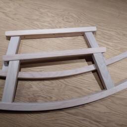 Modern Beech Wood 2Pcs Of Wooden Legs For Rocking Chair - thumbnail 2