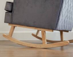 Modern Beech Wood 2Pcs Of Wooden Legs For Rocking Chair - thumbnail 1
