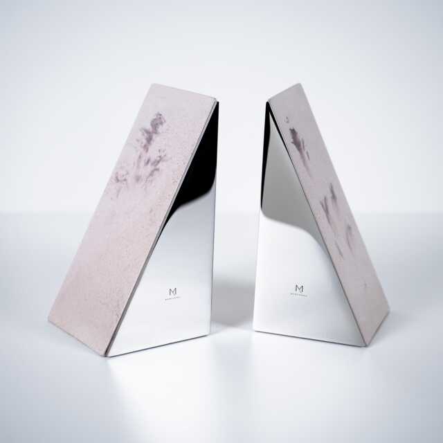 Concrete Bookends, Book Ends, Housewarming Gift - image 1