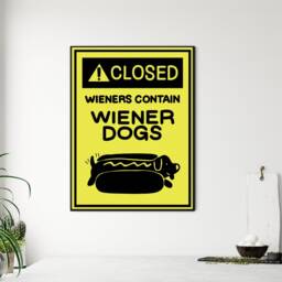 Bob's Burgers Poster - Wiener Dog Humor Dachshund Tv Show Art Restaurant Health Inspector - thumbnail 3