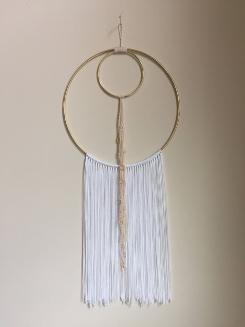 Medium Mixed Fiber Modern Wall Hanging - Elise Eliot - image 1