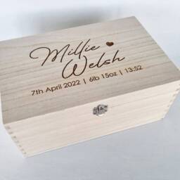 Baby Memory Keepsake Box - thumbnail 3