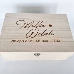 Baby Memory Keepsake Box - thumbnail 2