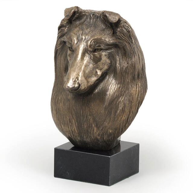 Scottish Sheepdog, Dog Marble Statue, Limited Edition, Artdog. Made Of Cold Cast Bronze. Solid, Perfect Gift. Limited Edition - image 1