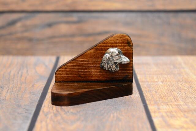 Dachshund - Wooden Candlestick With Dog, Souvenir, Decoration, Limited Edition, Collection - image 1