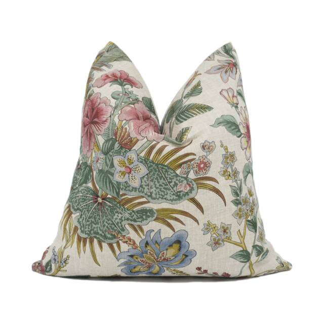 St. Leger & Viney - Cordelia Col 1 Stunning Classic Floral Cushion Cover Handmade Throw Pillow Designer Home D??cor - image 1