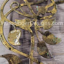 Hand Painted Metal Tree Of Life Wall Art - thumbnail 2