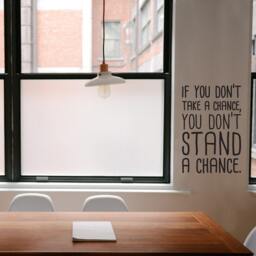 "Inspirational Quote Wall Decal - ""If You Don't Take A Chance" - thumbnail 2