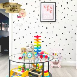 Dalmatian Wall Stickers 320x Dots Polka Dot Decals Hand Drawn Dot Spots Decor Girls Bedroom Nursery 15 Colours - thumbnail 2