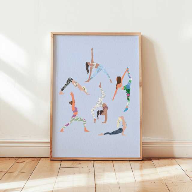 Yoga Ladies - Limited Edition Art Print By Lisa Parker Illustration A3 - image 1