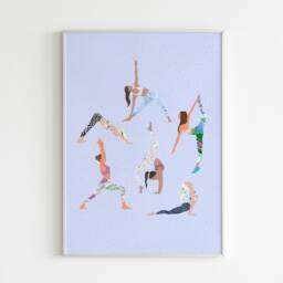Yoga Ladies - Limited Edition Art Print By Lisa Parker Illustration A3 - thumbnail 2