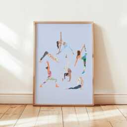 Yoga Ladies - Limited Edition Art Print By Lisa Parker Illustration A3 - thumbnail 1