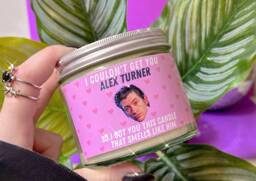 Alex Turner Scented Soy Wax Candle - Funny Birthday Gift