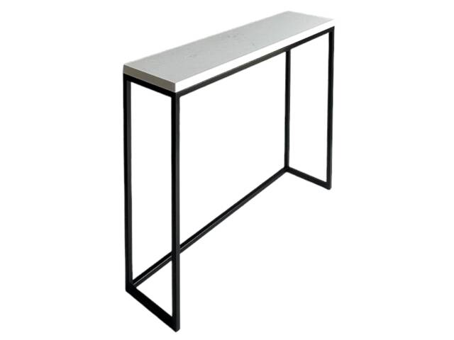 Console Table Radiator Cover Mild Steel Frame With Quartz Worktop - image 1