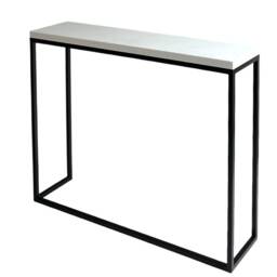 Console Table Radiator Cover Mild Steel Frame With Quartz Worktop - thumbnail 2