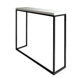 Console Table Radiator Cover Mild Steel Frame With Quartz Worktop - thumbnail 4