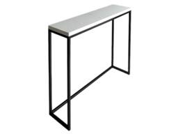 Console Table Radiator Cover Mild Steel Frame With Quartz Worktop - thumbnail 1