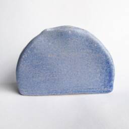 Handmade Ceramic Vase - Geometric Blue Purple Glazed Pottery Clay Pot - thumbnail 3