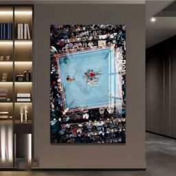 Muhammad Ali Motivational Glass Wall Art - Iconic Boxing Prints, Inspiring Home Office Gym Decor, Unforgettable Moments - thumbnail 3
