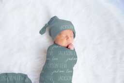 Personalized Baby Name Blanket, Gift, Custom Coming Home, Gender Neutral Hospital Shower Js12