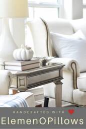 Ticking Pillow Cover Sale, Storm Gray Covers For 14x14, 18x18, 16x16 Inserts - thumbnail 1