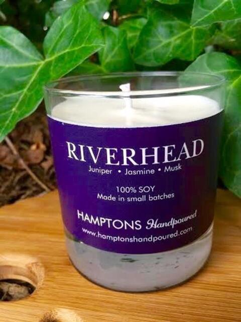 Riverhead 8 Oz. Tumbler Juniper Jasmine Musk Hamptons Handpoured Signature Village Series 100% Soy Candle Hand Poured - image 1