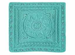 Crocheted Baby Blanket - Room Mint Green Nursery , Stroller Blanket, Playpen Rug, Babygirl Boy - thumbnail 1
