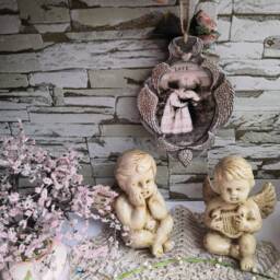 Interior Decor Personalized Photos Hanging Kids Kiss Decorations Mother's Day Valentine's Birthdays Wall Angel's - thumbnail 2