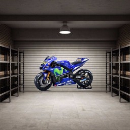 Bike Wall Color Decal, Yamaha Sticker, Crotch Rocket Cfb 72 - thumbnail 2