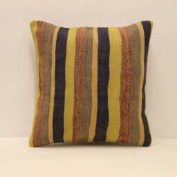 Kilim Pillow, Sofa Pillow Boho Pillow, Handmade Pillow, 18x18 in 45x45 cm Minimalist Decorative Pillow, Cushion Cover Throw Pillow 4Kbf-637