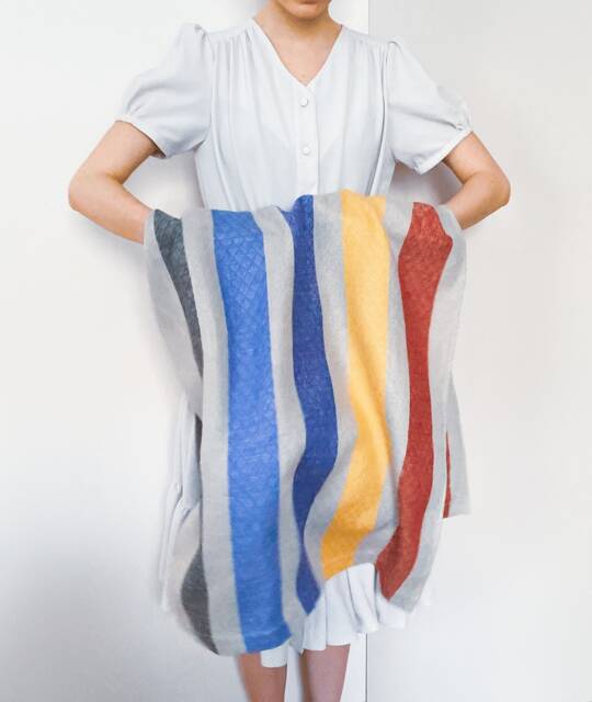 Large Linen Beach Towel, Colourful Natural Bath Washcloth, Soft Guest Big Decorative Fabric, French Style Striped Spa Sauna Sheet - image 1