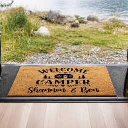 Personalised Campervan Doormat - Home Is Where You Park It - thumbnail 3