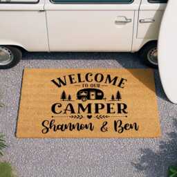 Personalised Campervan Doormat - Home Is Where You Park It - thumbnail 4