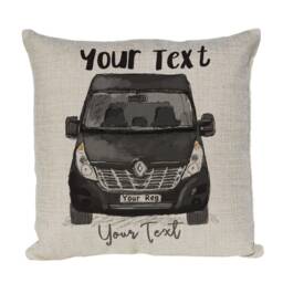 Personalised Camper Van Renault Master Cushion Cover, Choice Of Colours By Inspired Creative Design - thumbnail 2