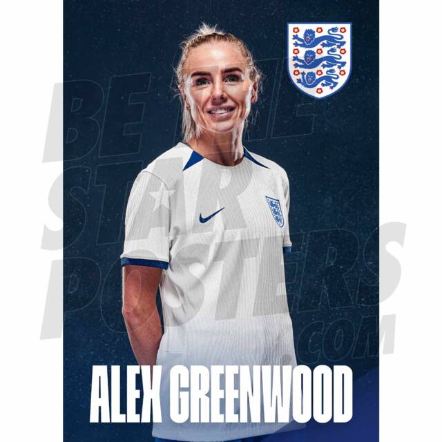 Lionesses Greenwood 23/24 Home Headshot Poster - Officially Licensed Product A4/A3 Framed Options - image 1
