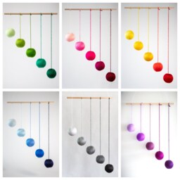 Montessori Mobile Set Of 5 - Munari, Gobbi, Octahedron, Dancers & Rainbow For Newborn Visual Development Nursery Decor - thumbnail 2