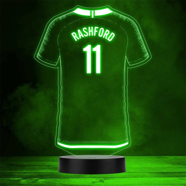 Football Shirt Sports Fan Custom Gift Colour Night Light 5 - image 1