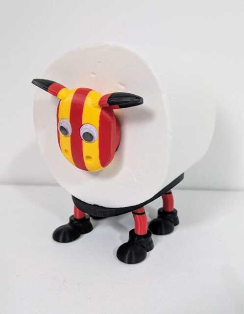 Partick Thistle Sheep Toilet Roll Holder - Funny Football Gift For Him Or Her, Quirky Bathroom Decor Novelty Jags Soccer Fan Present - image 1