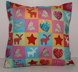 12x12 Colored Blocks Accent Pillow