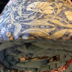 William Morris Quilted Patchwork Throw/Blanket - thumbnail 4