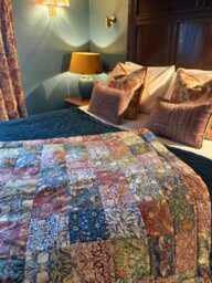 William Morris Quilted Patchwork Throw/Blanket