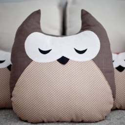 Autumn Pillow Cover Decorative Pillows Owl Little Girls Room For Teens Toddler Bedding Organic Throw Relax Master Bedroom Grandma Fun - thumbnail 2