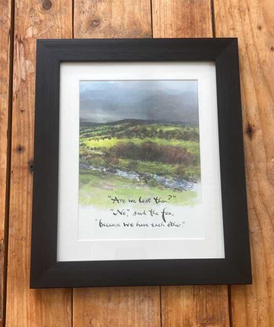 Framed Print From Always Remember - The Boy Mole Fox, Horse & The Storm By Charlie Mackesy